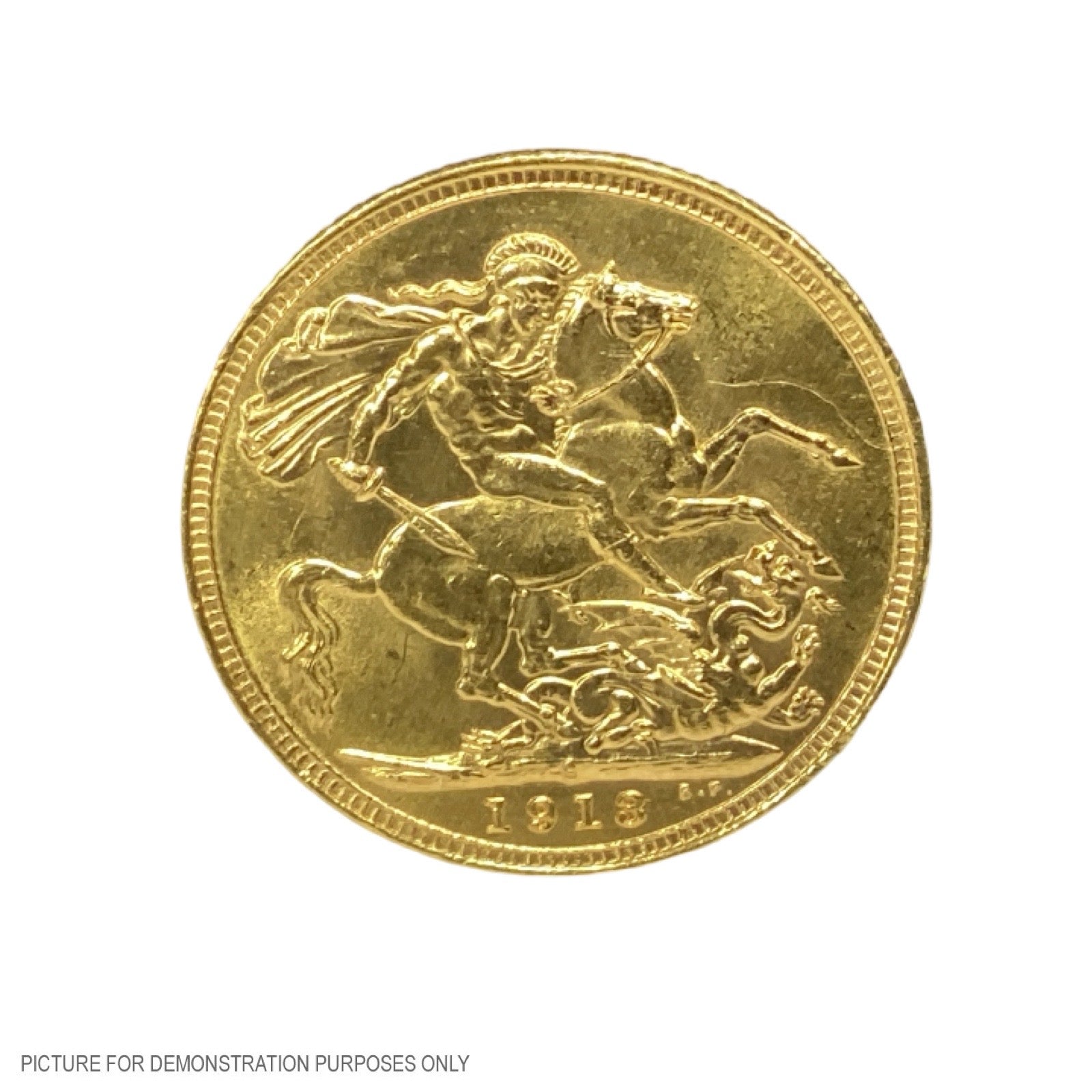 1913 Sydney Mint - King George V - St George Reverse - Australian Gold Sovereign